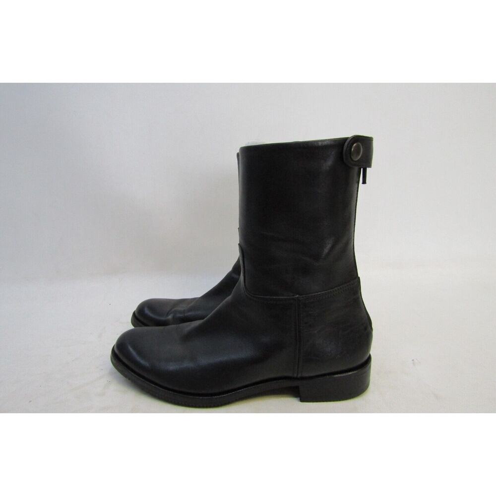 Gravati Womens Size 5 M Black Leather Zip Ankle Fashion Boots Bootie